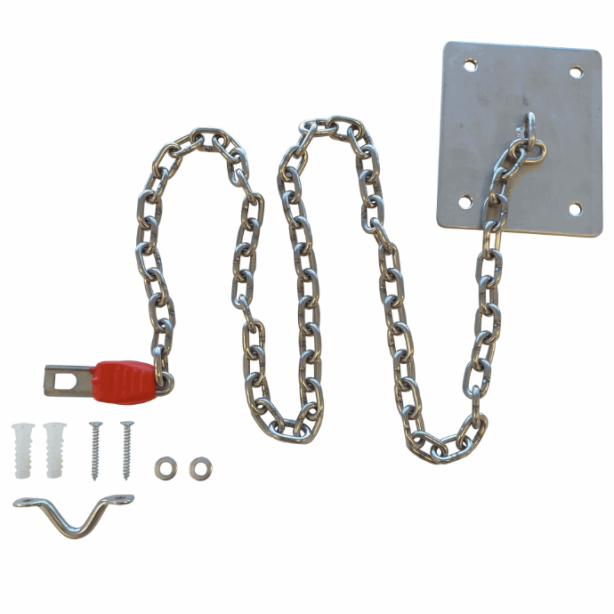 bevestiging muntslot voor beveiliging winkelkarren