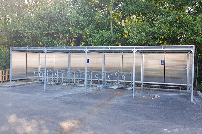 open fietsenstalling