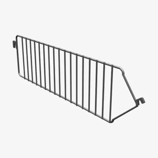 Wire basket divider
