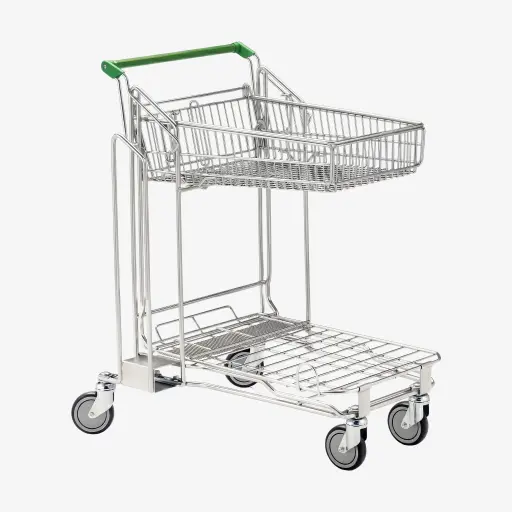 Shopping Trolley Folding System